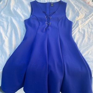 Royal blue dress